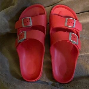 Red Airwalk sandals